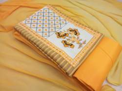 PUBLIC DEMAND Yellow cotton dress material