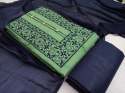 ROSSY Green  cotton Dress material