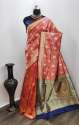 Royal vol- 1 Red cotton silk saree