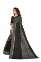 RUSTAM VOL 2 Black cotton silk saree thumb 1