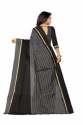 RUSTAM VOL 2 Black cotton silk saree thumb 2