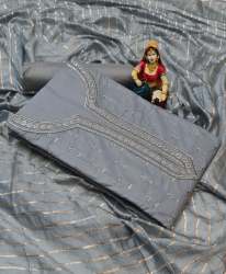  SHALINI Grey  Cotton Dress Material