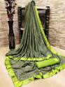 Sofiya  Light  Green  Lycra Saree