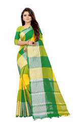  Trendy vol-2 Dark Green Cotton Silk saree 