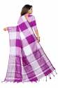  Trendy vol-2  Purple Cotton silk saree thumb 2