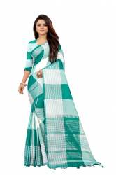  Trendy vol-2 Sea Green cotton silk saree
