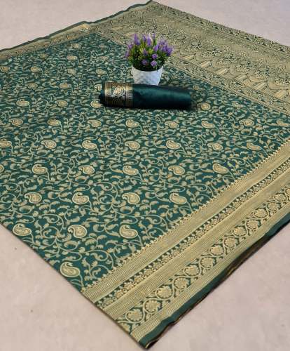 keri Branch Green Saree