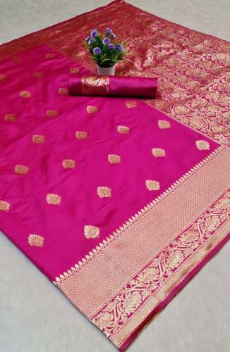 Vivanta-2 Pink Cotton Saree
