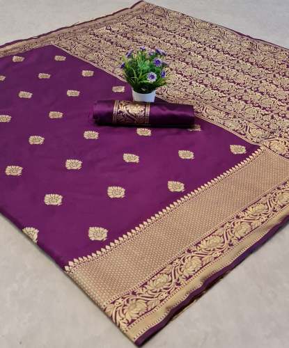 Vivanta-2 Purple Cotton Saree