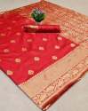 Vivanta-2 Red Cotton Saree thumb 1