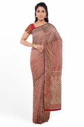 Yamuna Vol-1 Red Cotton Silk Saree 