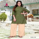 fashion valley dress (FVD)new lounching catlouge  7horse. reyon kurty palazo set thumb 4