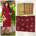 fashion valley dresses (fvd)clasic gold-1, reyon kurty plazo set thumb 7