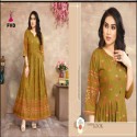 fashion valley dresses (FVD)new catlouge.GOLDEN CITY   heavy reyon long gown thumb 5
