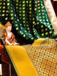 Designer Exclusive Print Lichi Silk Saree