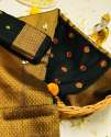 Exclusive Linen Silk Saree thumb 5