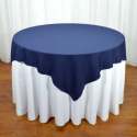 white-and-blue-hotel-dining-table-cover