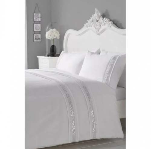 White Cotton Hotel Bed Sheet