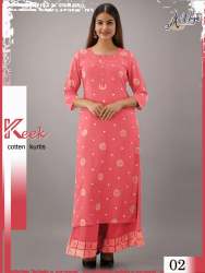 Fashionable Rayon Printed Kurti 