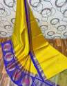 Banarasi Kora Muslin Tanchoi Silk Saree thumb 4