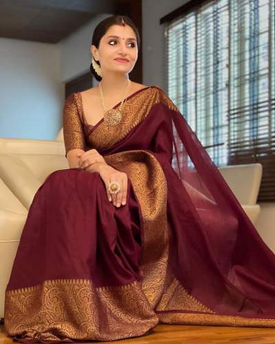 Banarasi Semi Dupiyan Silk Saree