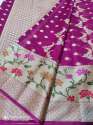 Banarasi Semi Georgette Butta Saree Wholesaler thumb 1