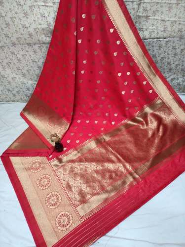 Buy Fancy Banarasi Silk Zari Work Sari 