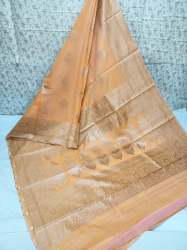 Buy Fancy Linen Cotton Silk Butti Saree For Ladies