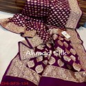 Exclusive Banarasi Beautiful Butti Semi Georgette Saree