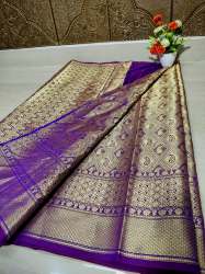 Exclusive Banarasi Georgette Meena Jaal Saree