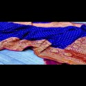 Exclusive Banarasi georgette silk buti saree for women thumb 1