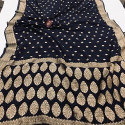 Exclusive Banarasi Semi Georgette Chiffon Saree