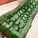 Exclusive Banarasi Semi Georgette Gharchola Designer Saree thumb 1