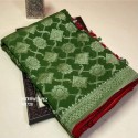 Exclusive Banarasi Semi Georgette Gharchola Designer Saree thumb 7