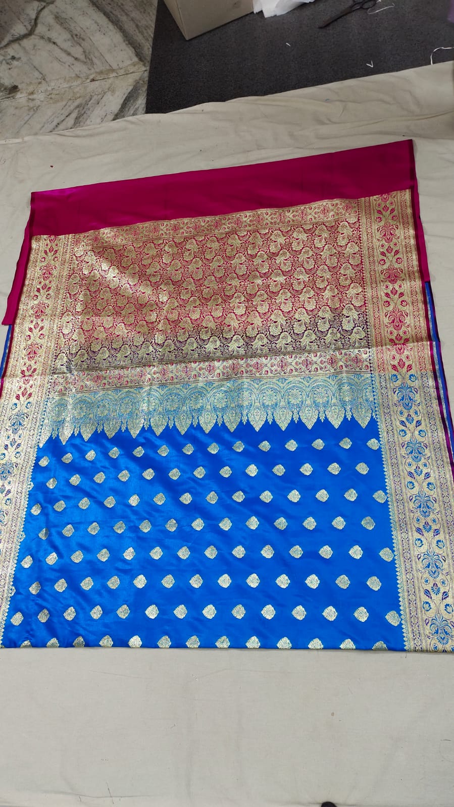 Exclusive Banarasi Shalu Butti Saree