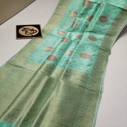 Exclusive Banarasi Warm Silk Meena Butta Saree