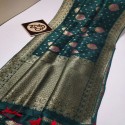 Exclusive Banarasi Warm Silk Meena Butta Saree thumb 1