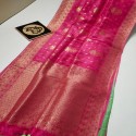 Exclusive Banarasi Warm Silk Meena Butta Saree thumb 2