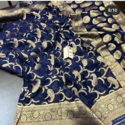 Exclusive Georgette Carry Jaal Saree