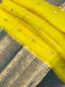 Fancy Banarasi Kora Silk Saree At Online Sale thumb 5