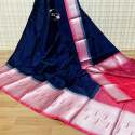 Fancy Banarasi Semi Dupiyan Soft Silk Saree thumb 1