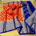 Fancy Banarasi Warm Silk All Over Butti Saree thumb 5
