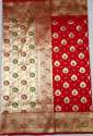 Fancy Katan Silk Tifli Meena Butta Saree For Women thumb 1