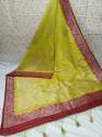 Fancy Pure Silk Banarasi Saree At Wholesale Price thumb 1