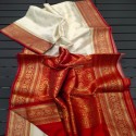 Fancy Soft Maheshwari Silk Saree thumb 1