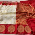 Fancy Soft Maheshwari Silk Saree thumb 5