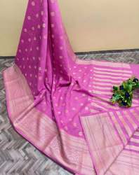 Get Banarasi Kora Soft Silk Saree At Wholesale 