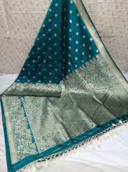Get Banarasi Pure Silk Zari Work Saree For Ladies