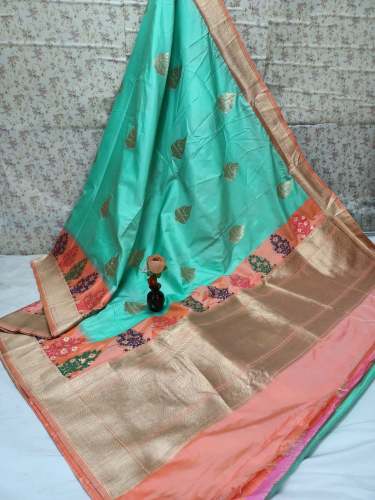 Get Banarasi Silk Saree At Retail Price by hamna silk
