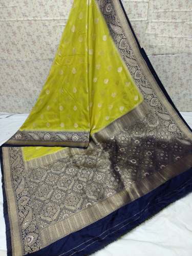 Get Fancy Pure Silk Zari Weaving Banarasi Sari